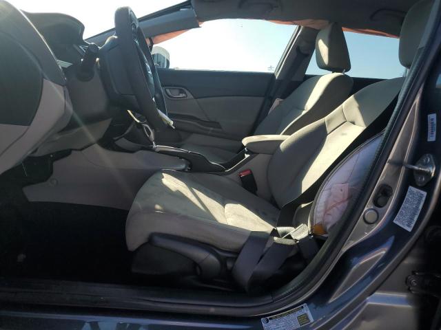 19XFB2F58DE274353 - 2013 HONDA CIVIC LX GRAY photo 7