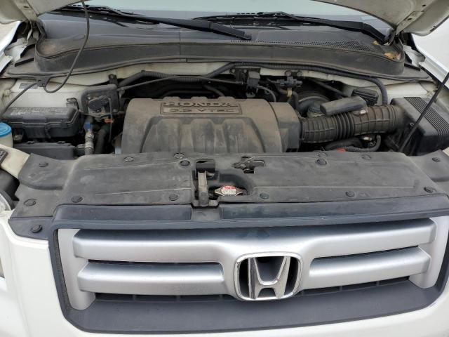 2HKYF18556H555917 - 2006 HONDA PILOT EX WHITE photo 12