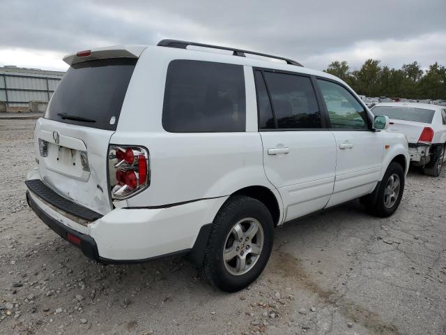 2HKYF18556H555917 - 2006 HONDA PILOT EX WHITE photo 3