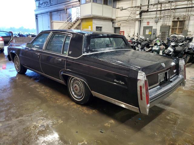 1G6DW69Y2G9718475 - 1986 CADILLAC FLEETWOOD BROUGHAM BLACK photo 2