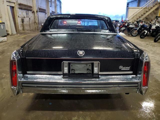 1G6DW69Y2G9718475 - 1986 CADILLAC FLEETWOOD BROUGHAM BLACK photo 6