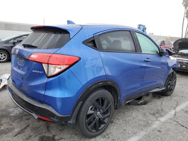 3CZRU5H11MM706655 - 2021 HONDA HR-V SPORT ლურჯი ფოტო 3