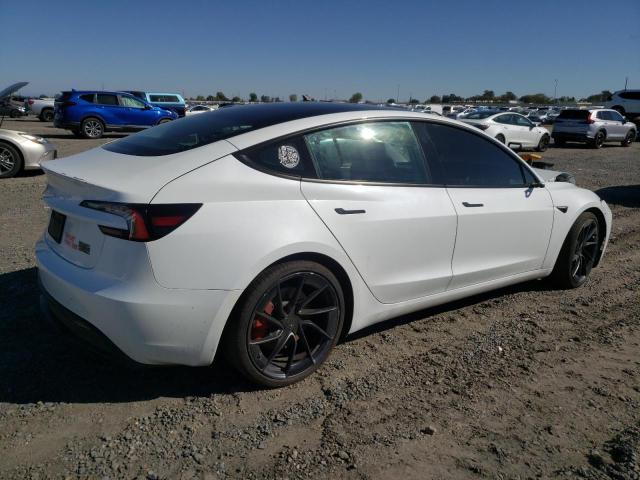 5YJ3E1ET7SF030382 - 2025 TESLA MODEL 3 Beyaz fotoğraf 3