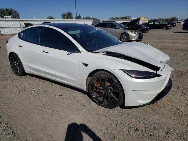 5YJ3E1ET7SF030382 - 2025 TESLA MODEL 3 Beyaz fotoğraf 4