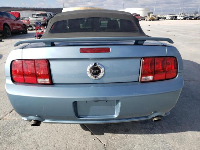 1ZVHT85H665142529 - 2006 FORD MUSTANG GT BLUE photo 6
