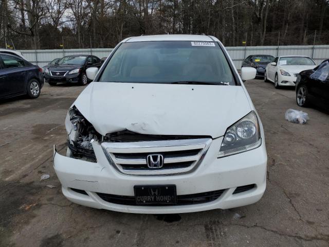 5FNRL38407B015505 - 2007 HONDA ODYSSEY EX WHITE photo 5