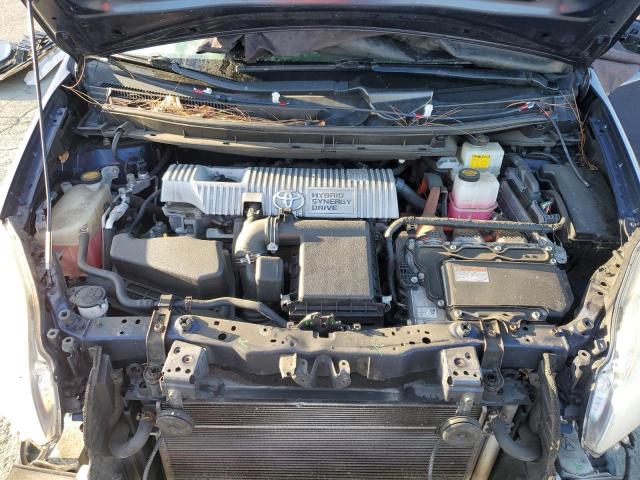 JTDKN3DU7D1640361 - 2013 TOYOTA PRIUS BLUE photo 11