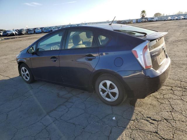 JTDKN3DU7D1640361 - 2013 TOYOTA PRIUS BLUE photo 2