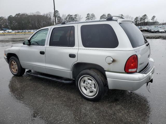 1B4HR38N72F159475 - 2002 DODGE DURANGO SPORT SILVER photo 2