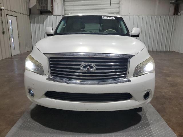 JN8AZ2NEXB9001329 - 2011 INFINITI QX56 WHITE photo 5