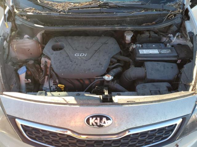 KNADN4A30E6395947 - 2014 KIA RIO EX GRAY photo 11