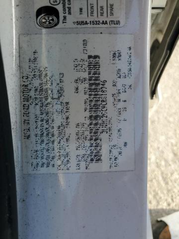 3LNHL2GC9CR818946 - 2012 LINCOLN MKZ WHITE photo 12