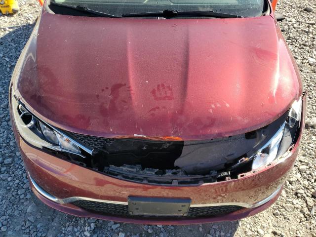 2C4RC1BG1HR609971 - 2017 CHRYSLER PACIFICA TOURING L წითელი ფოტო 12