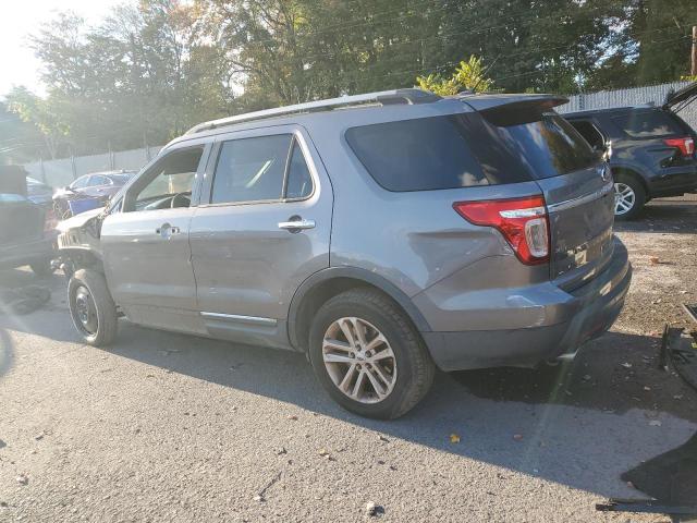 1FM5K8D89DGC56886 - 2013 FORD EXPLORER XLT ნაცრისფერი ფოტო 2