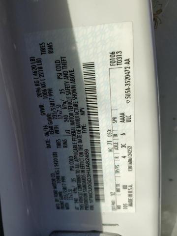 1FMCU0GD3HUA82459 - 2017 FORD ESCAPE SE Ақ фото 12