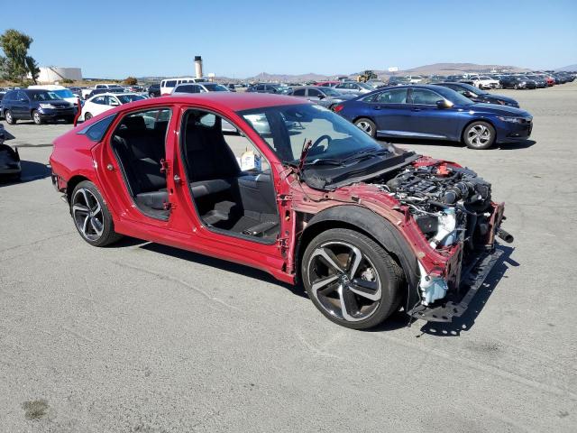 1HGCV1F36JA111199 - 2018 HONDA ACCORD SPORT Бордовый фото 4