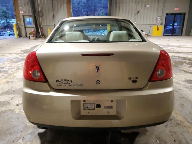 1G2ZG57BX84117844 - 2008 PONTIAC G6 BASE GOLD photo 6