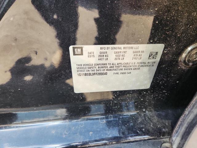 1G11B5SL9FF285640 - 2015 CHEVROLET MALIBU LS CHARCOAL photo 12