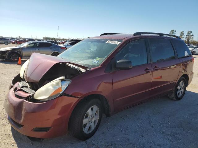 5TDZK23C29S268142 - 2009 TOYOTA SIENNA CE BURGUNDY photo 1