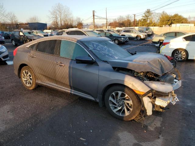 2HGFC2F75HH543015 - 2017 HONDA CIVIC EX GRAY photo 4