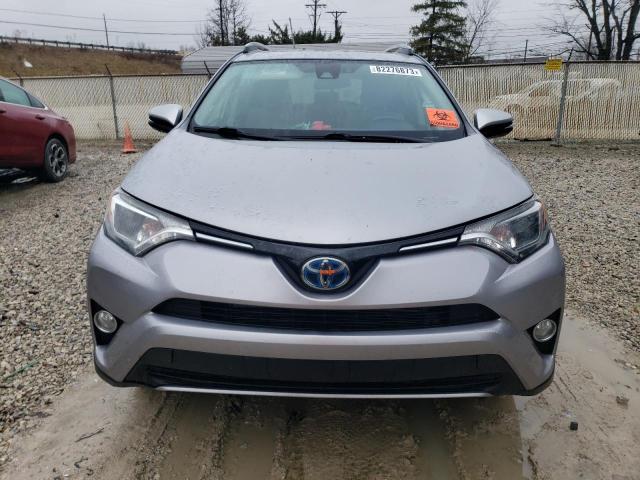 JTMRJREV3JD199343 - 2018 TOYOTA RAV4 HV LE SILVER photo 5