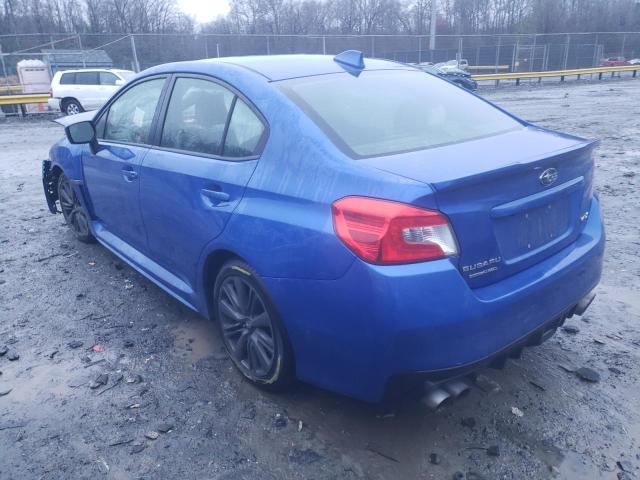 JF1VA1D63F8814313 - 2015 SUBARU WRX PREMIUM BLUE photo 2