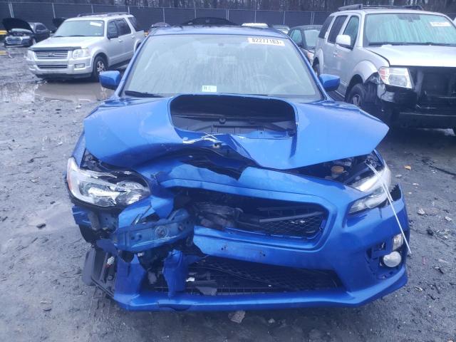 JF1VA1D63F8814313 - 2015 SUBARU WRX PREMIUM BLUE photo 5