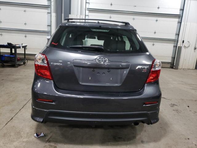 2T1KE40E39C005290 - 2009 TOYOTA COROLLA MA S GRAY photo 6