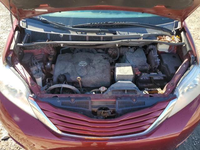 5TDJZ3DC6HS162059 - 2017 TOYOTA SIENNA LE 红色 照片 12
