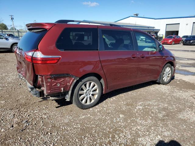 5TDJZ3DC6HS162059 - 2017 TOYOTA SIENNA LE 红色 照片 3