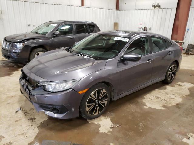 19XFC1F38GE000564 - 2016 HONDA CIVIC EX GRAY photo 1