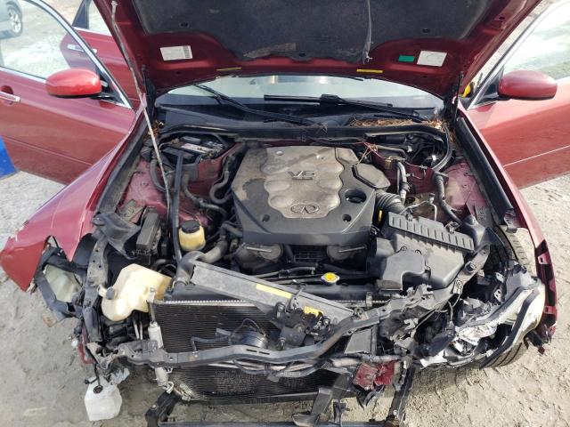 JNKAY01E36M105428 - 2006 INFINITI M35 BASE RED photo 11