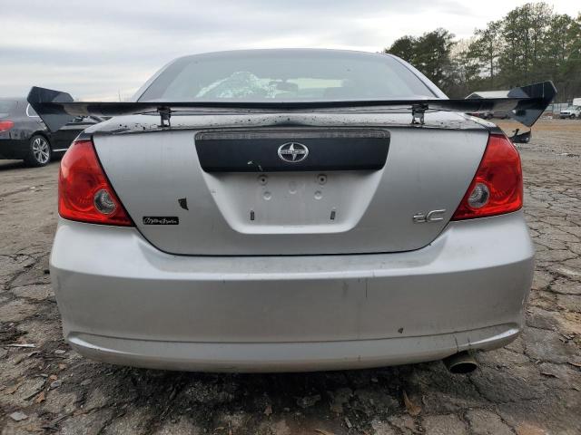 JTKDE167660109853 - 2006 TOYOTA SCION TC SILVER photo 6