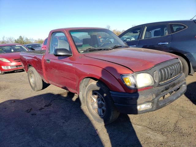 5TENL42N31Z765170 - 2001 TOYOTA TACOMA BURGUNDY photo 4