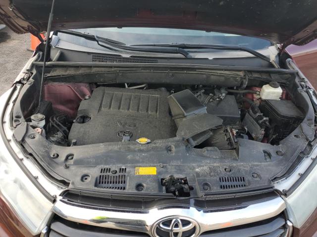 5TDJKRFH4FS111740 - 2015 TOYOTA HIGHLANDER XLE MAROON photo 11