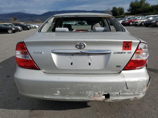 4T1BF30K13U557826 - 2003 TOYOTA CAMRY LE SILVER photo 6