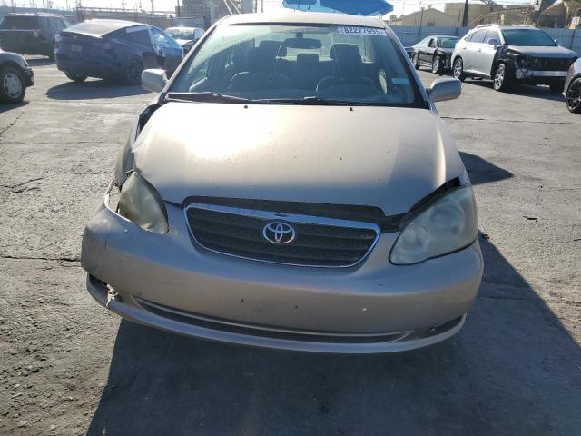1NXBR32E75Z407477 - 2005 TOYOTA COROLLA CE TAN photo 5