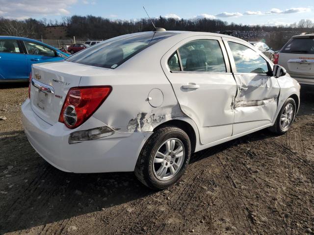 1G1JC5SB9F4139156 - 2015 CHEVROLET SONIC LT WHITE photo 3