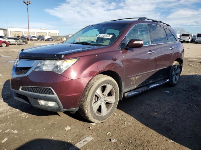 2HNYD2H68AH524225 - 2010 ACURA MDX TECHNOLOGY BROWN photo 1