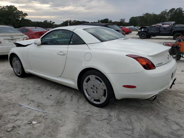 JTHFN48Y440055150 - 2004 LEXUS SC 430 WHITE photo 2