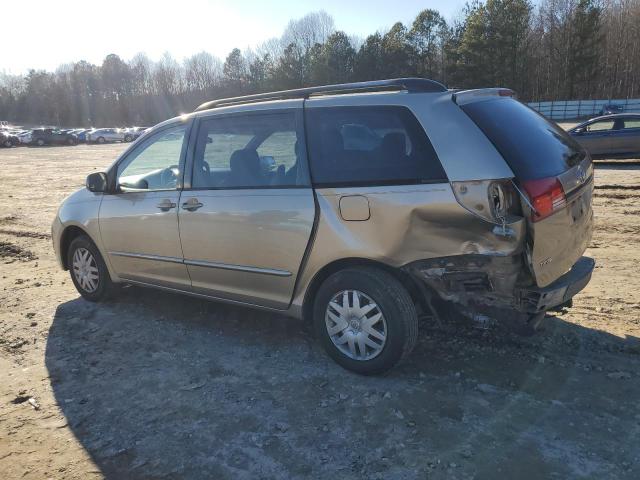 5TDZA23CX5S340864 - 2005 TOYOTA SIENNA CE GOLD photo 2