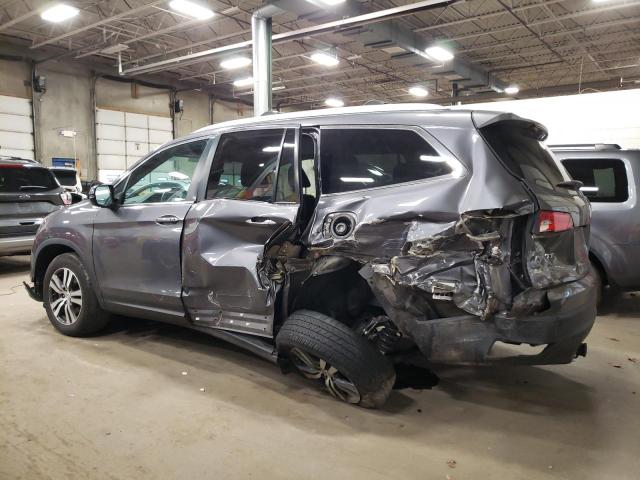 5FNYF6H55JB051503 - 2018 HONDA PILOT EXL GRAY photo 2