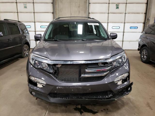 5FNYF6H55JB051503 - 2018 HONDA PILOT EXL GRAY photo 5