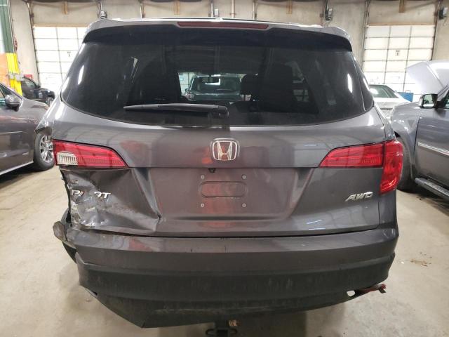 5FNYF6H55JB051503 - 2018 HONDA PILOT EXL GRAY photo 6