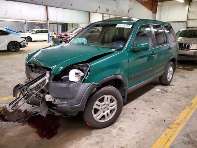 SHSRD78864U256433 - 2004 HONDA CR-V EX GREEN photo 1