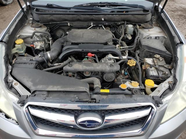 4S3BMCA69B3247195 - 2011 SUBARU LEGACY 2.5I GRAY photo 11