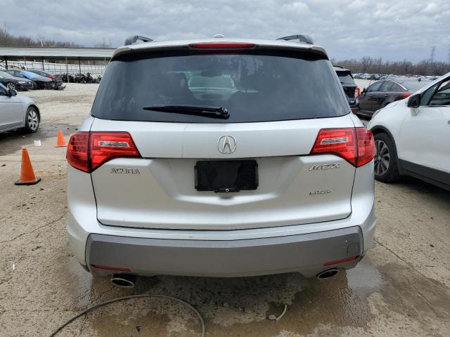 2HNYD28259H529942 - 2009 ACURA MDX SILVER photo 6