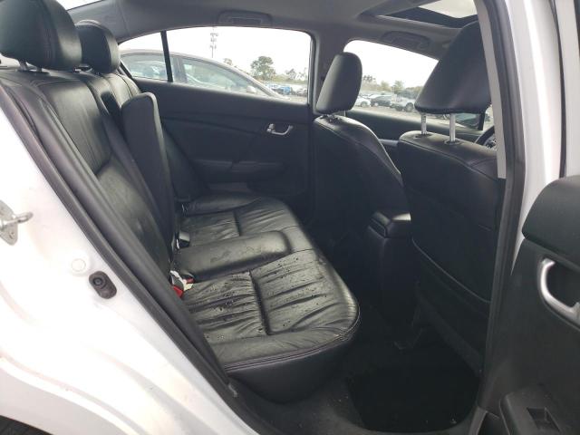 19XFB2F91EE206173 - 2014 HONDA CIVIC EXL WHITE photo 10