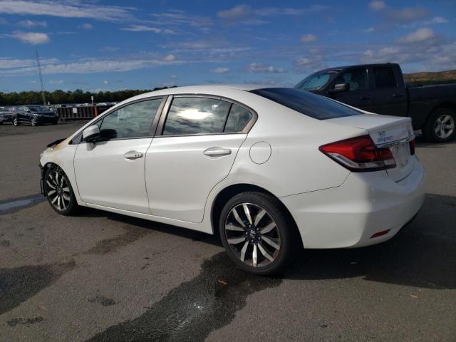 19XFB2F91EE206173 - 2014 HONDA CIVIC EXL WHITE photo 2