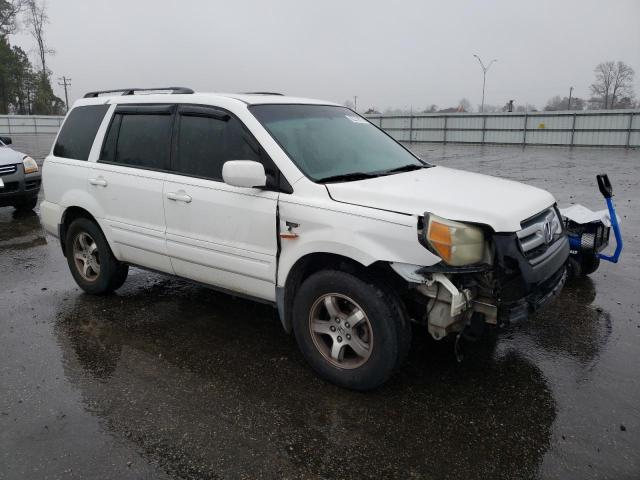 5FNYF28696B002782 - 2006 HONDA PILOT EX WHITE photo 4